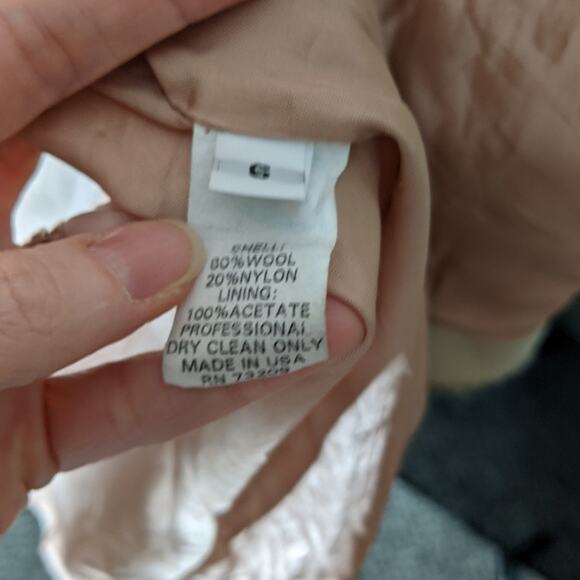 LN Vintage Alorna 80% wool faux fur coat - Picture 5 of 7